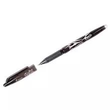 Ручка гелевая стираемая Pilot "Frixion" черная 07 мм.