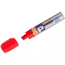 Маркер перманентный промышленный Line Plus "PER-2610" красный, скошенный, 10 мм.