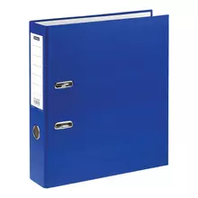 Папка-регистратор OfficeSpace 75 мм. бумвинил с карманом на корешке синяя