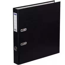 Папка-регистратор OfficeSpace 50 мм. бумвинил с карманом на корешке черная