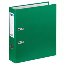 Папка-регистратор OfficeSpace 70 мм. бумвинил с карманом на корешке зеленая
