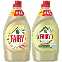 Средство для мытья посуды Fairy "Нежные руки. Ромашка и витамин Е" 450 мл
