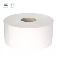 Бумага туалетная OfficeClean Professional(T2) 1-слойная, 450 м/рул. белая