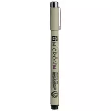 Ручка капиллярная Sakura "Pigma Micron" черная 04 мм.