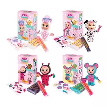 Набор с пластилином Cry Babies JOVI 2 бруска 2-х цветов 15 и 50 гр трафарет из картона ассорти (Coney Lady Dotty Lala)