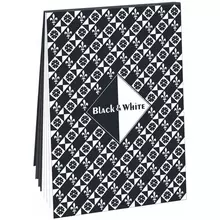 Скетчбук - планшет 30 л. А5 Лилия Холдинг "черный и белый" на склейке 160г./м2