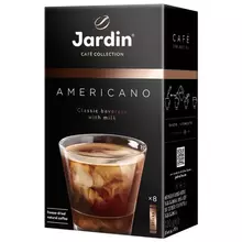 Кофе растворимый Jardin "Americano" 3в1 порошкообразный порционный 8 пакетиков* 15 г. картон