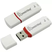 Память Smart Buy "Crown" 4GB USB 2.0 Flash Drive белый