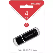 Память Smart Buy "Crown" 4GB USB 2.0 Flash Drive черный
