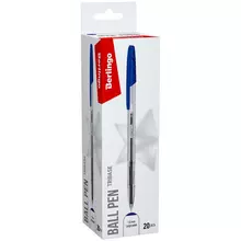 Ручка шариковая Berlingo "Tribase" синяя 10 мм. 20 шт. картонная коробка