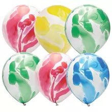 Воздушные шары 25 шт. М12/30 см. ПатиБум "Многоцветный" шелк
