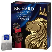 Чай Richard "Royal English Breakfast" черный 100 пакетиков по 2 г