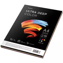 Бумага цветная OfficeSpace "Ultra Deep Color" А4 80г./м² 100 л. (5 цветов)