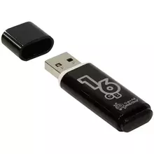 Память Smart Buy "Glossy" 16GB USB 2.0 Flash Drive черный