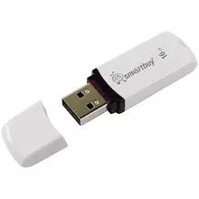 Память Smart Buy "Paean" 16GB USB 2.0 Flash Drive белый