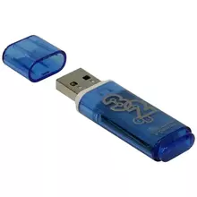 Память Smart Buy "Glossy" 32GB USB 2.0 Flash Drive голубой