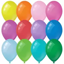 Воздушные шары 100 шт. М9/23 см. Meshu пастель 12 цветов ассорти