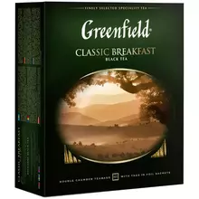 Чай Greenfield "Classic Breakfast" черный 100 фольг. пакетиков по 2 г