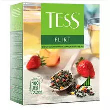 Чай Tess "Flirt" зеленый 100 фольг. пакетиков по 15 г