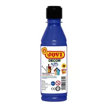 Краска акриловая JOVI 250 мл. пластиковая бутылка темно-синий