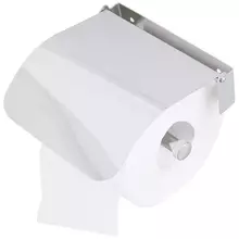 Держатель для туалетной бумаги в рулонах OfficeClean Simple нержавеющая сталь хром
