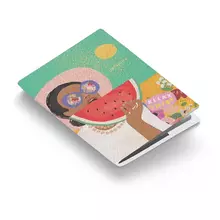 Обложка для паспорта OfficeSpace "Enjoy the Summer" кожа цветная печать