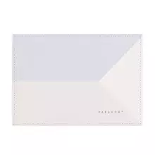 Обложка для паспорта OfficeSpace "Unique" кожа цветная печать тиснение фольгой