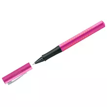 Ручка капиллярная Faber-Castell "Grip 2010" синяя розово-оранжевый корпус