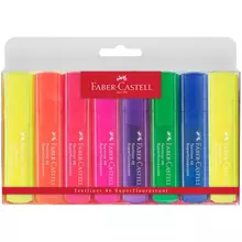 Набор текстовыделителей Faber-Castell "46 Superfluorescent" 8 флуоресцентных цв. 1-5 мм. пластик. уп.