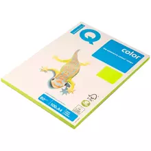 Бумага IQ "Color neon" А4 80г./м2 100 л. (зеленый неон)