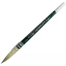 Кисть художественная синтетика Гамма "Модерн" круглая №12 французское крепление короткая ручка