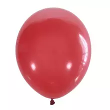 Воздушные шары 100 шт. М12/30 см. ПатиБум красный пастель