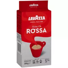 Кофе молотый Lavazza "Qualità. Rossa" вакуумный пакет 250 г