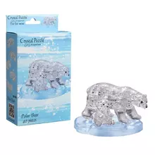 Пазл 3D Crystal puzzle "Два белых медведя"