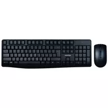 комплект беспроводной клавиатура + мышь Smartbuy ONE 207295AG мультимедийный USB черный