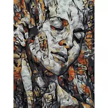 Картина по номерам на холсте Три Совы "Абстракция" 30*40 см. с акриловыми красками и кистями