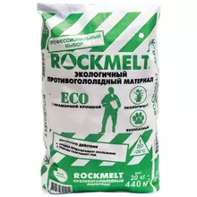 Противогололедный материал двойного действия Rockmelt ECO, мешок 20 кг. с мраморной крошкой