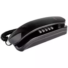 Телефон проводной Texet ТХ-215 повторный набор компактный размер черный