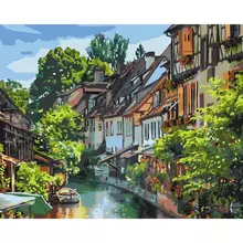 Картина по номерам на холсте Три Совы "Кольмар. Франция" 40*50 см. с акриловыми красками и кистями