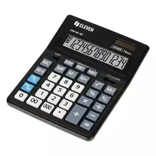 Калькулятор настольный Eleven Business Line CDB1401-BK, 14 разрядов, двойное питание, 155*205*35 мм. черный