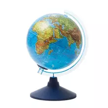 Глобус физико-политический Globen, 21 см. с подсветкой от батареек на круглой подставке