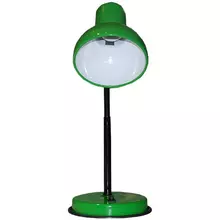 Светильник настольный на подставке "НТ 2077А" гибкая стойка Е27 зеленый весенний