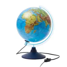Глобус физико-политический Globen 25 см. с подсветкой на круглой подставке
