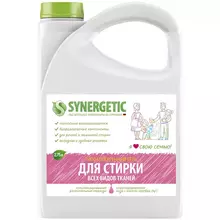 Средство жидкое для стирки Synergetic для всех видов тканей гипоаллерг. канистра 275 л