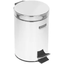 Ведро-контейнер для мусора (урна) OfficeClean Professional, 3 л. нержавеющая сталь, хром