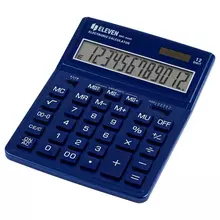 Калькулятор настольный Eleven SDC-444X-NV, 12 разрядов, двойное питание, 155*204*33 мм. темно-синий
