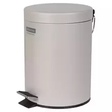 Ведро-контейнер для мусора (урна) OfficeClean Professional, 5 л. серое, матовое