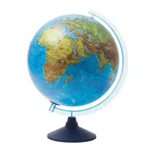 Глобус физико-политический Globen, 32 см. с подсветкой от батареек на круглой подставке