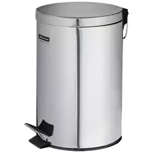 Ведро-контейнер для мусора (урна) OfficeClean Professional 5 л. нержавеющая сталь хром