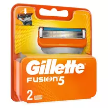 Кассеты для бритья сменные Gillette Fusion, 2 шт.